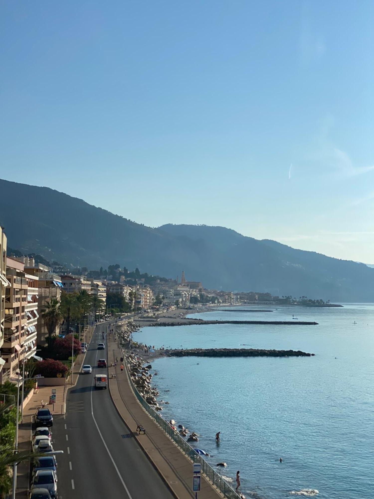 Sea View Studio, Huge Terrace On The 4Th Floor Apartment Menton Exterior photo